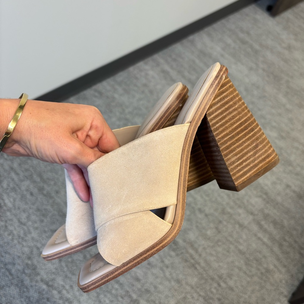 Marc Fisher Barli Heeled Slide (sz 7)